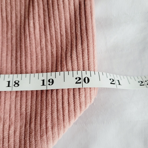 Sezane Pink Corduroy Tote Bag - Picture 7 of 9